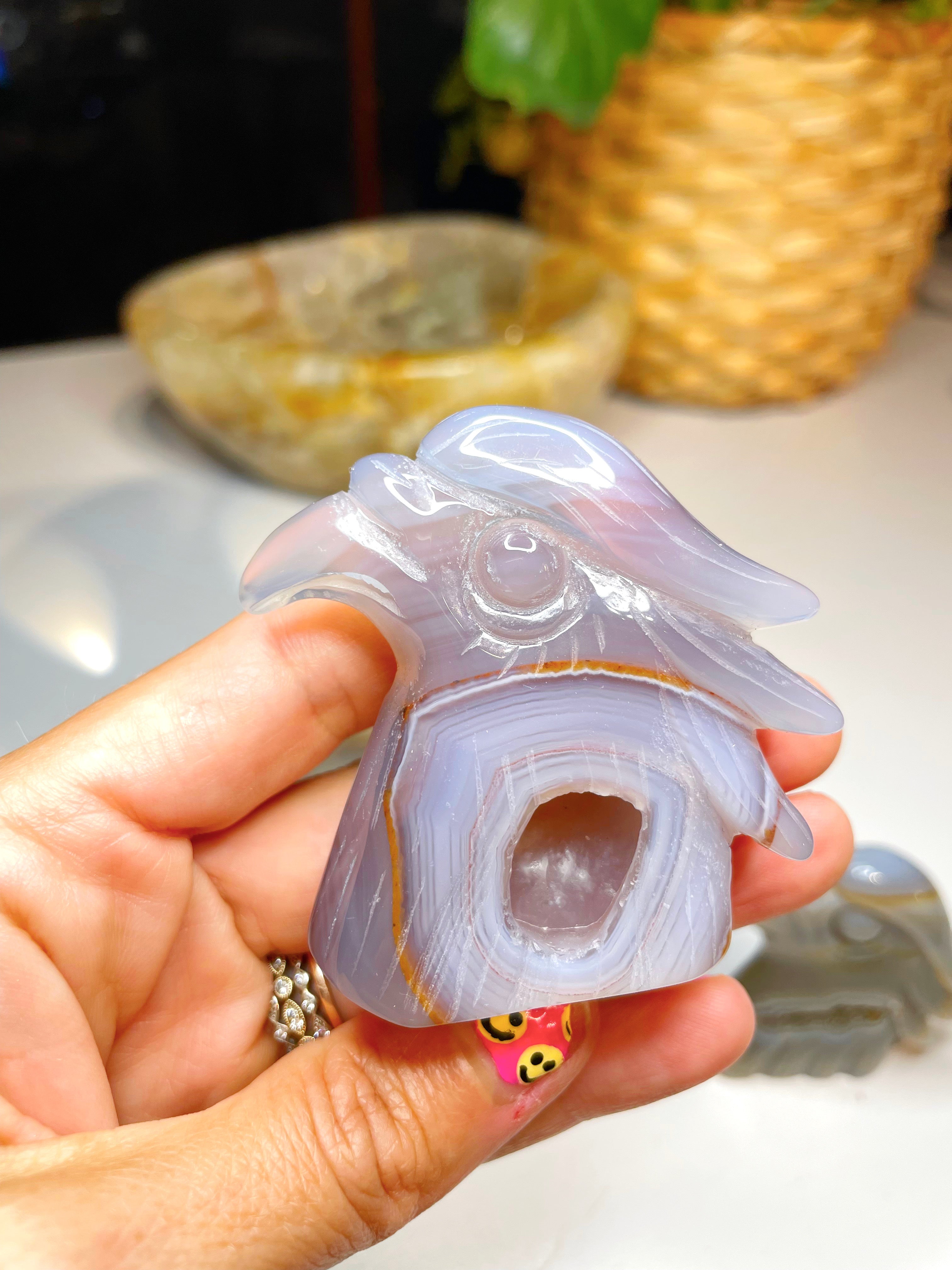 Druzy Agate Bird - Baltic Mermaid