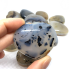 Dendritic Agate Puffed Heart - Baltic Mermaid