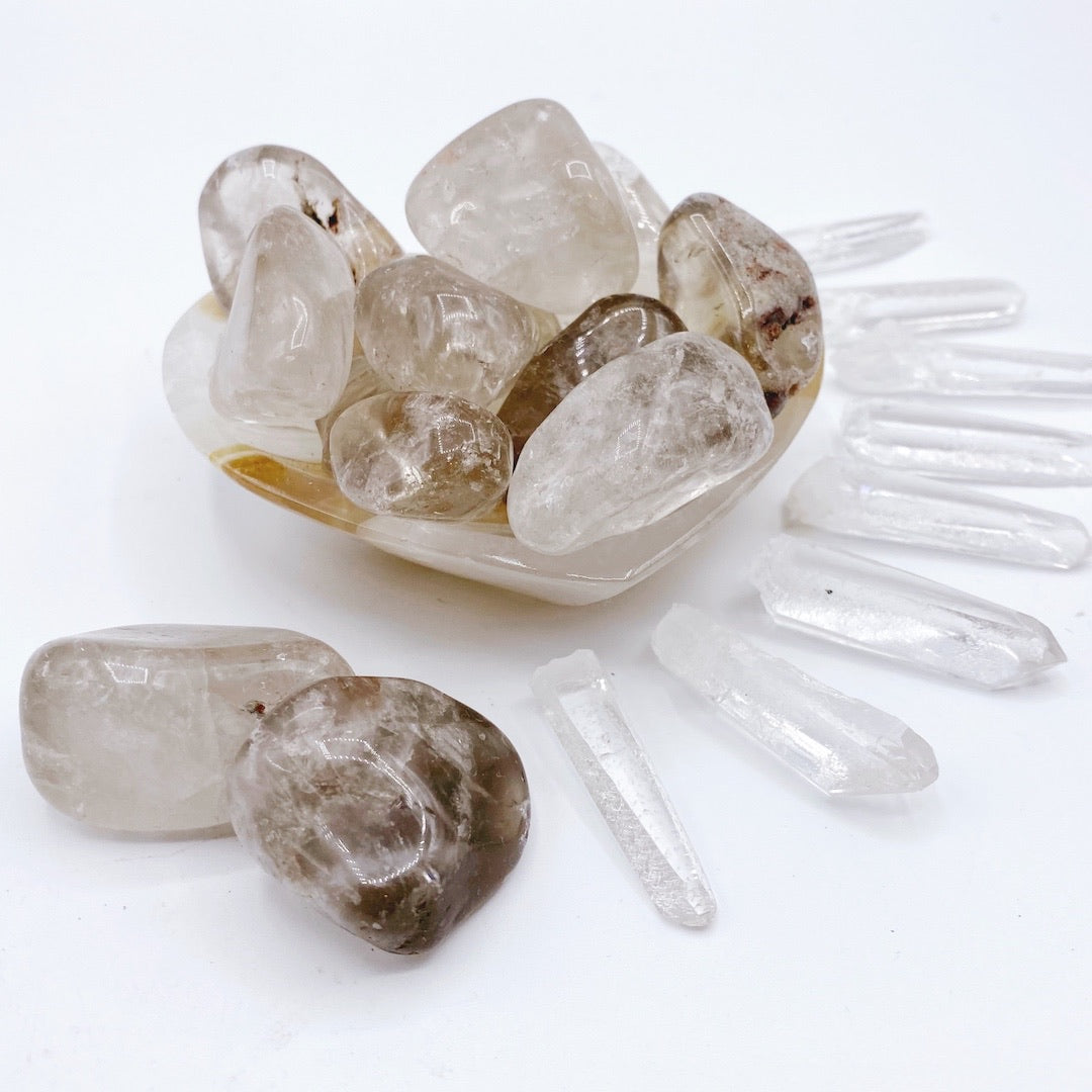 Smoky Quartz Tumbled Stones - Baltic Mermaid