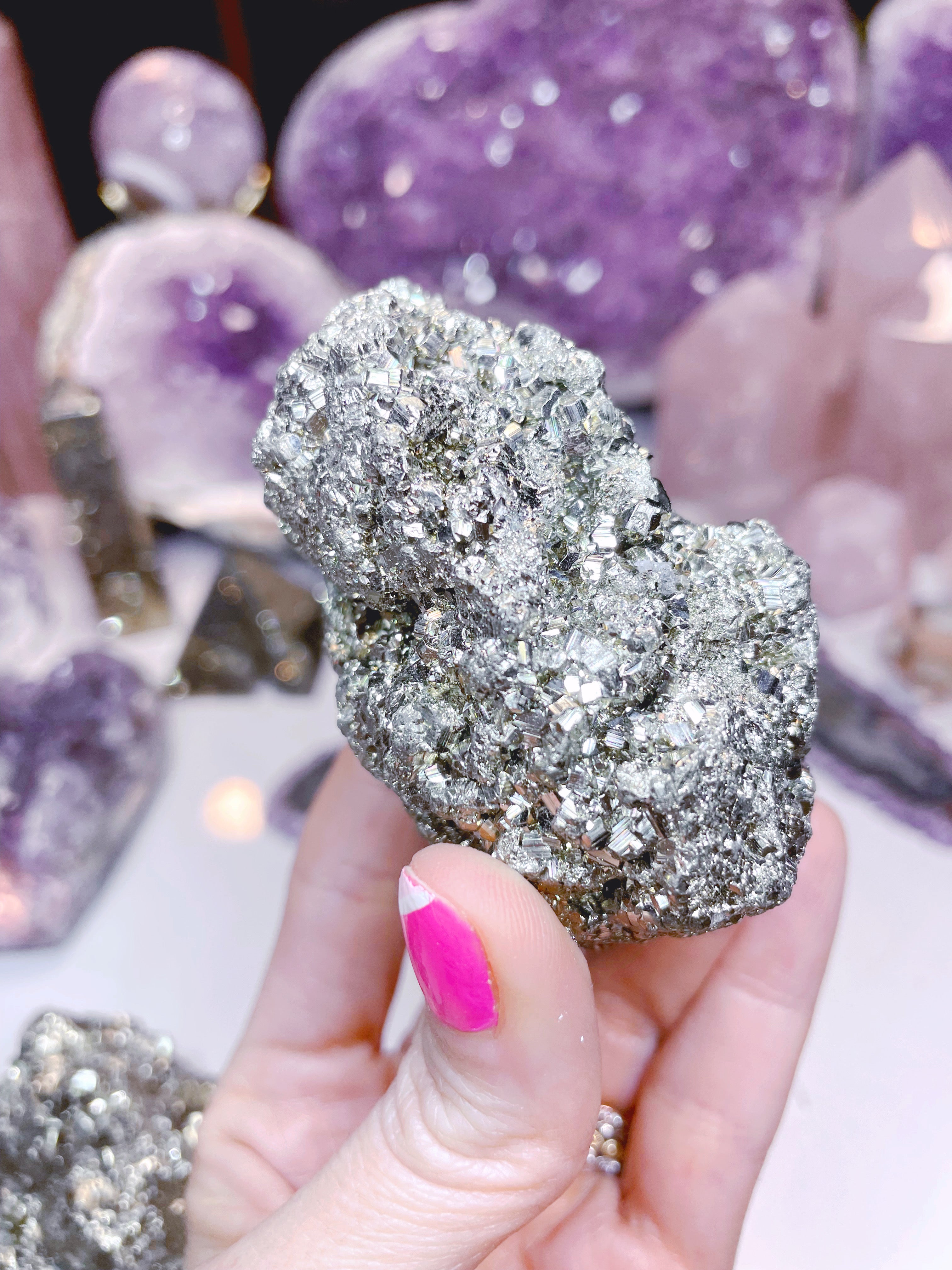 Pyrite Cluster - Baltic Mermaid