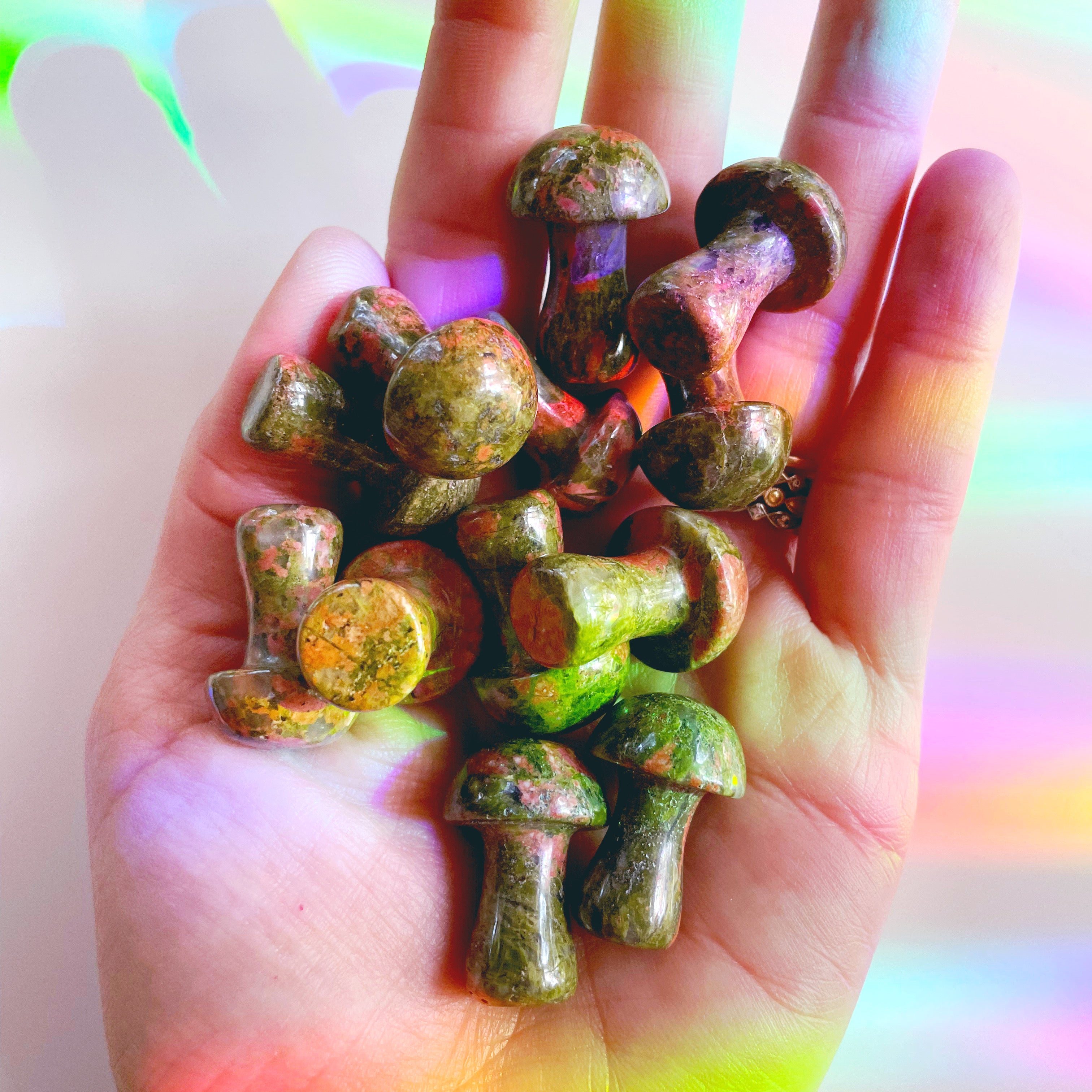 Unakite Mushrooms - Baltic Mermaid