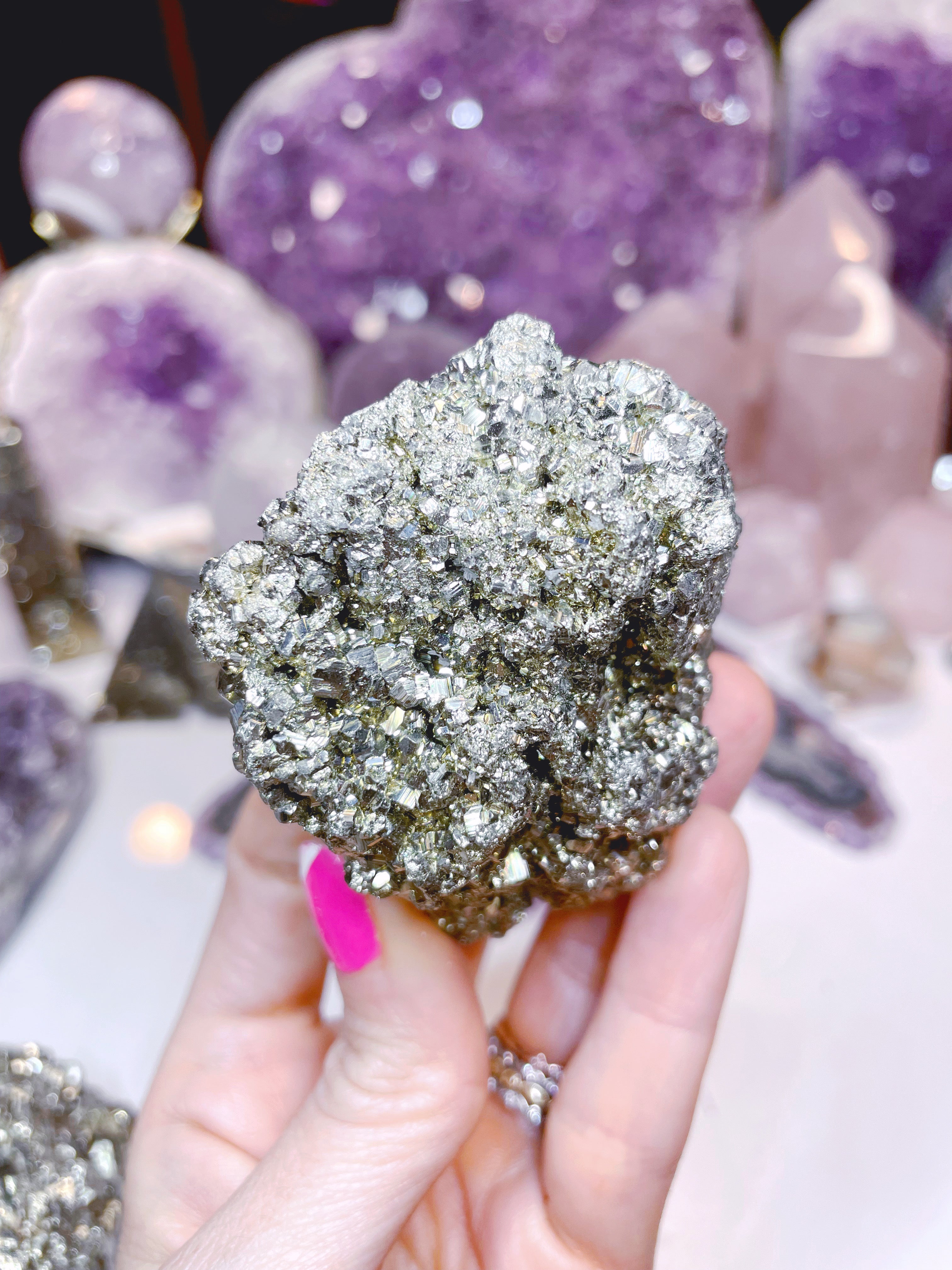 Pyrite Cluster - Baltic Mermaid