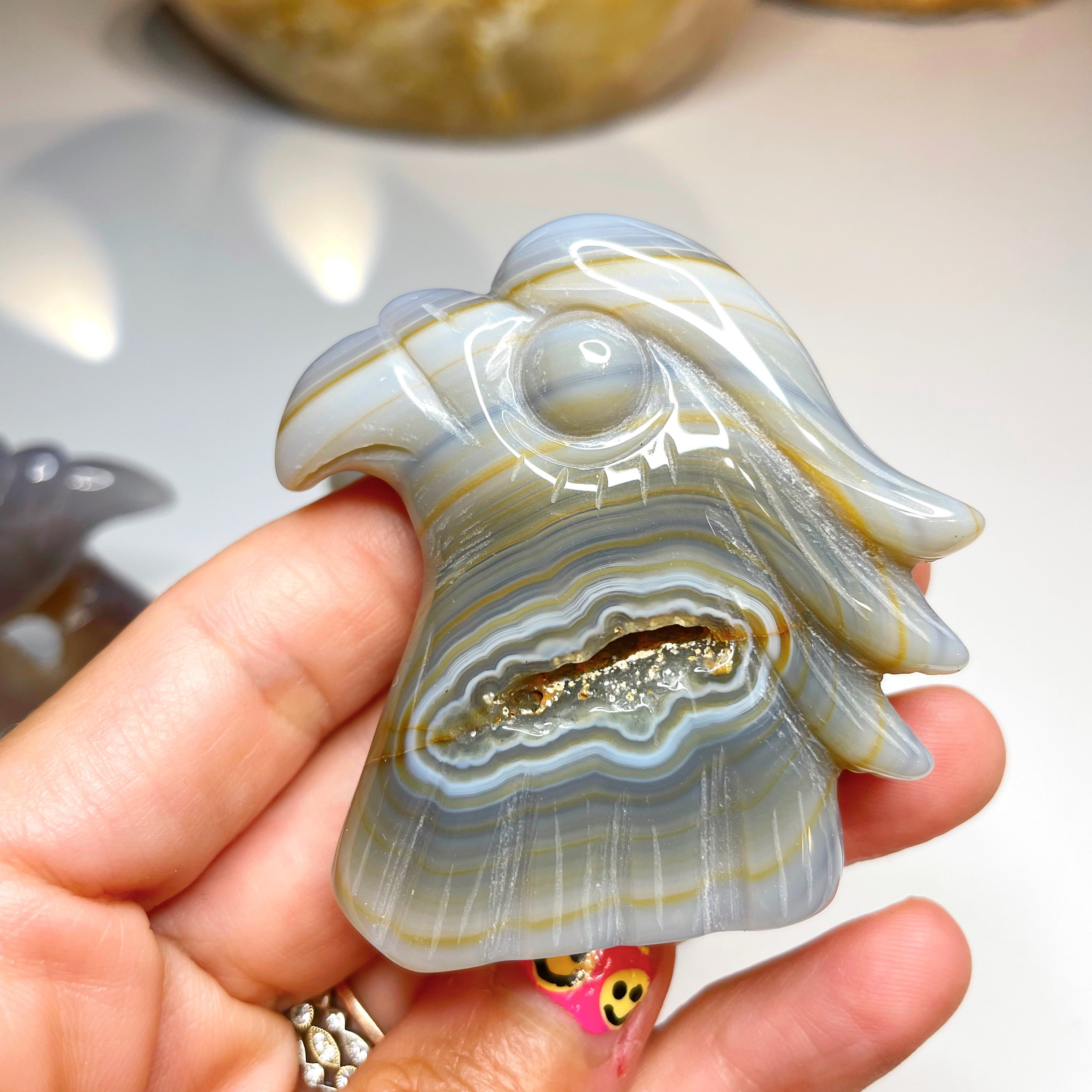 Druzy Agate Bird - Baltic Mermaid