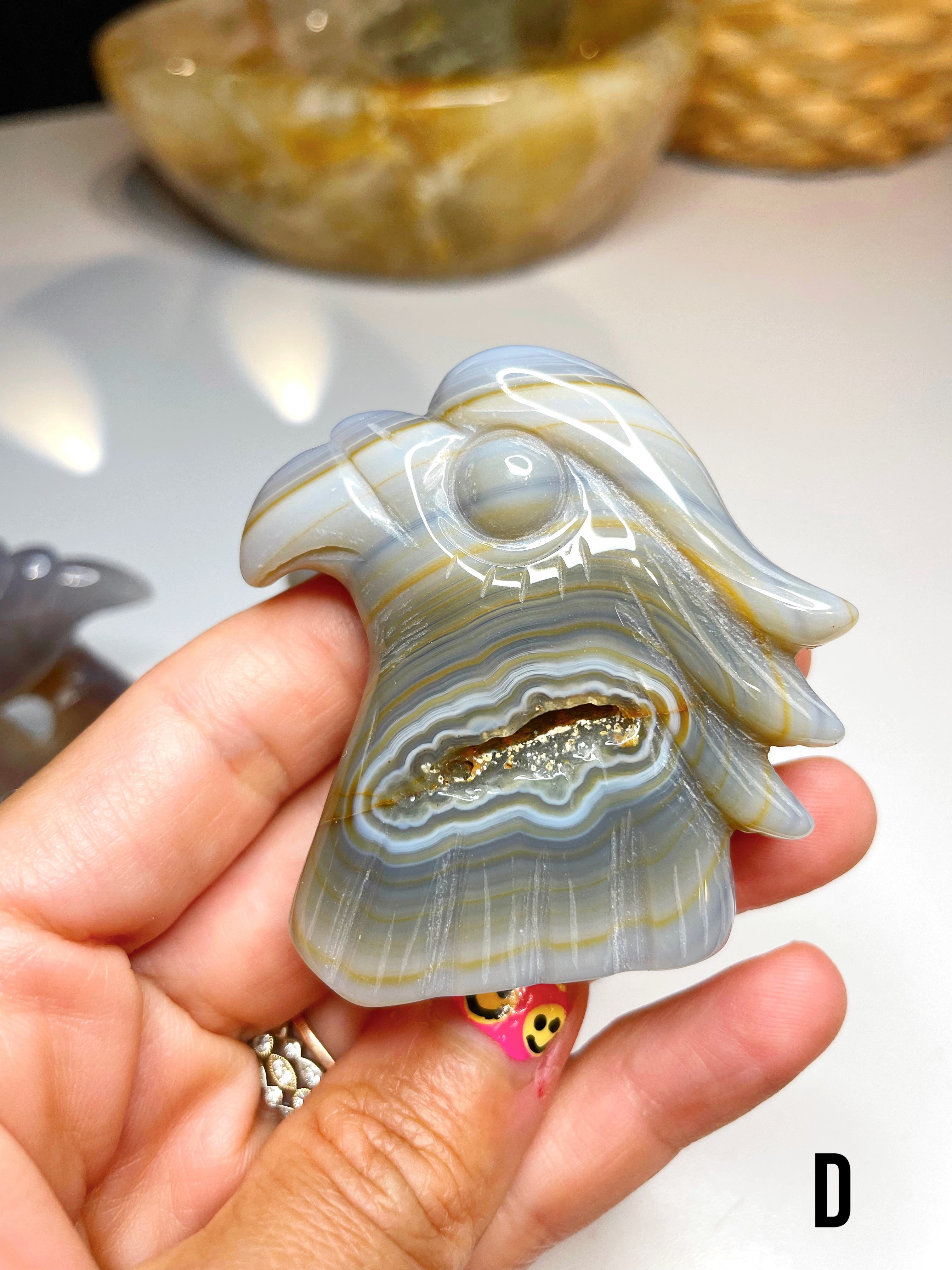 Druzy Agate Bird - Baltic Mermaid