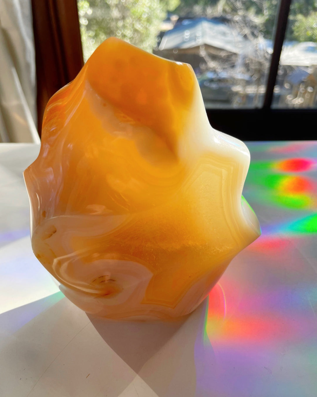 Flower Agate Flame - Baltic Mermaid