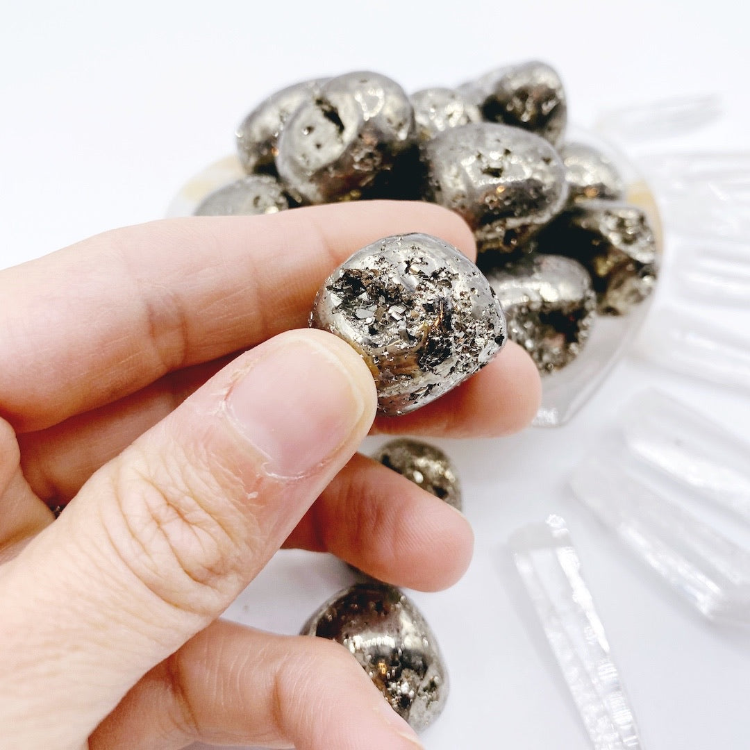 Pyrite Tumbled Stones - Baltic Mermaid