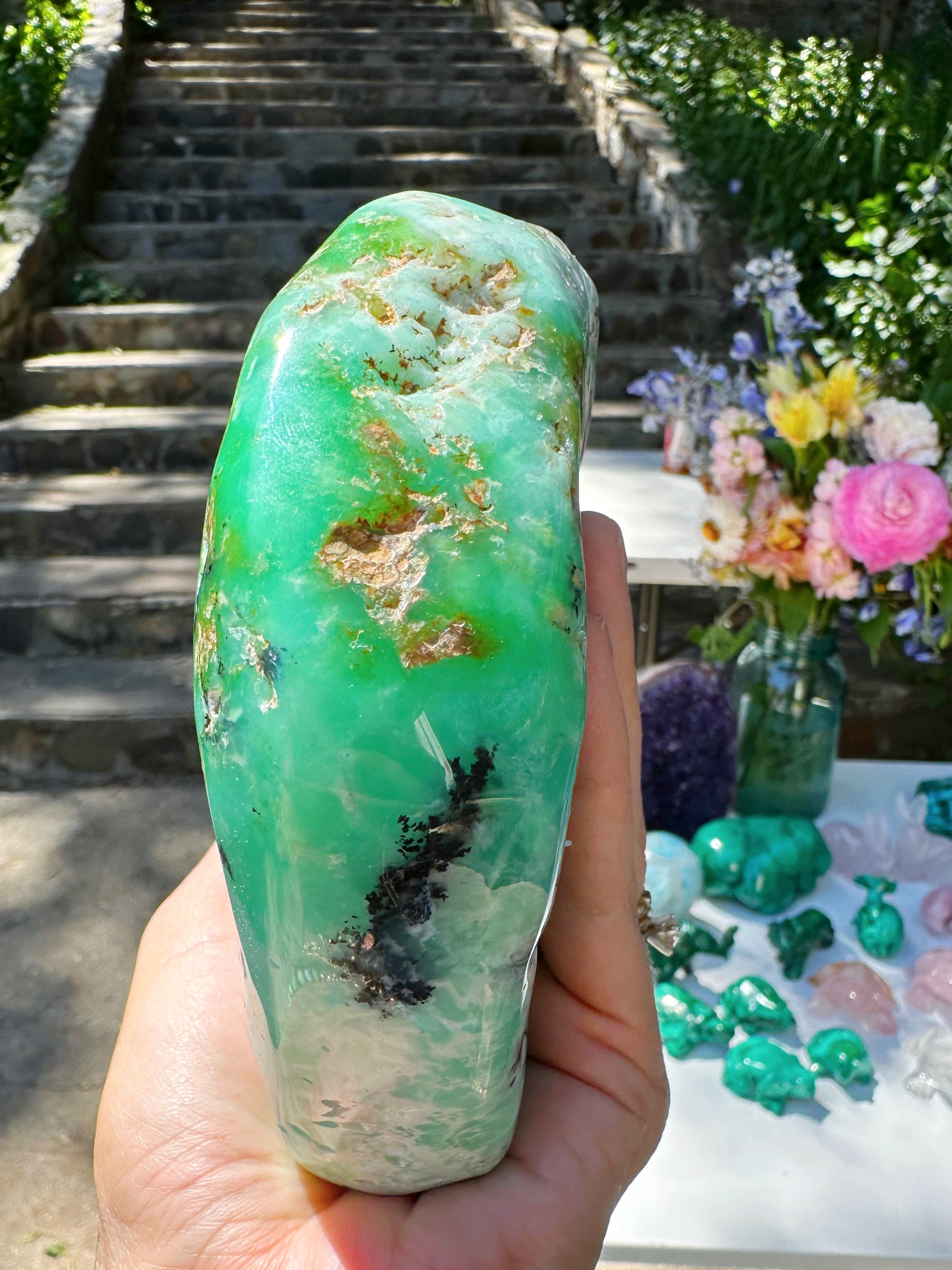 Chrysoprase Freeform - from Australian - Baltic Mermaid