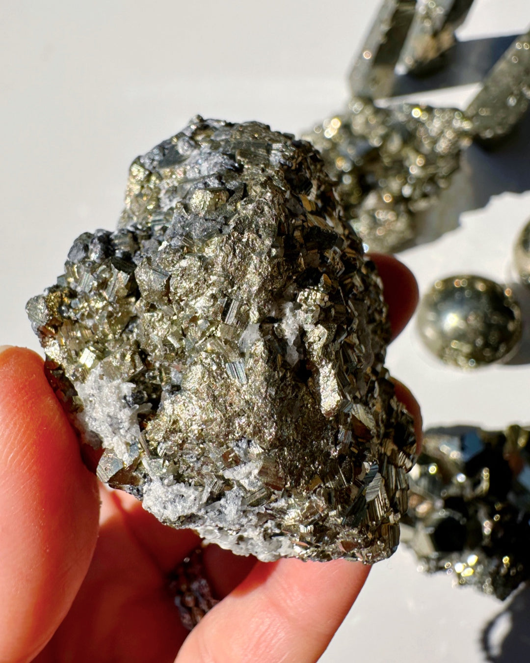 Pyrite Cluster - Baltic Mermaid