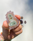 Amethyst Stalactite Slice D