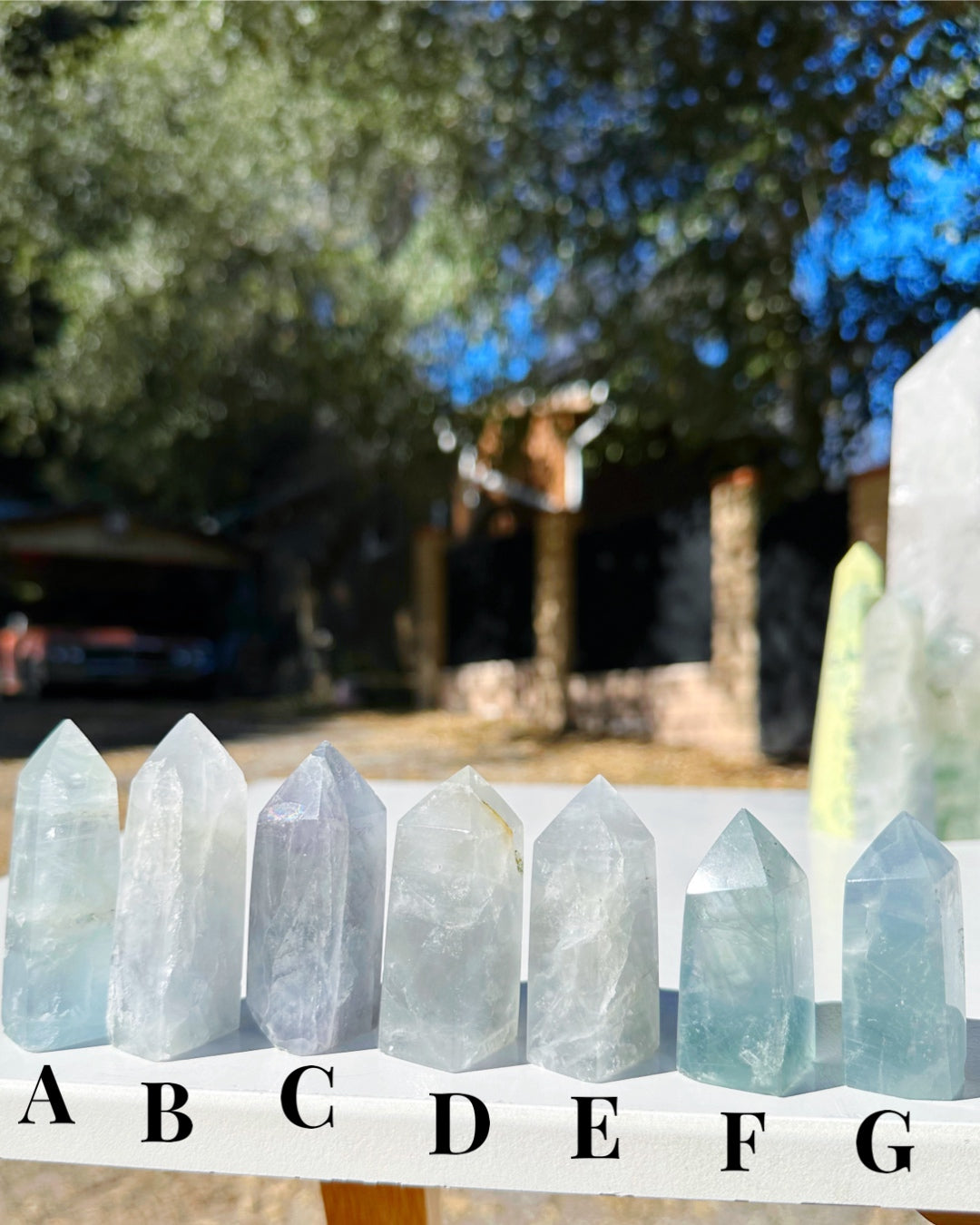 Fluorite Obelisks - Small