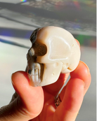 Pink Opal Skull - Baltic Mermaid