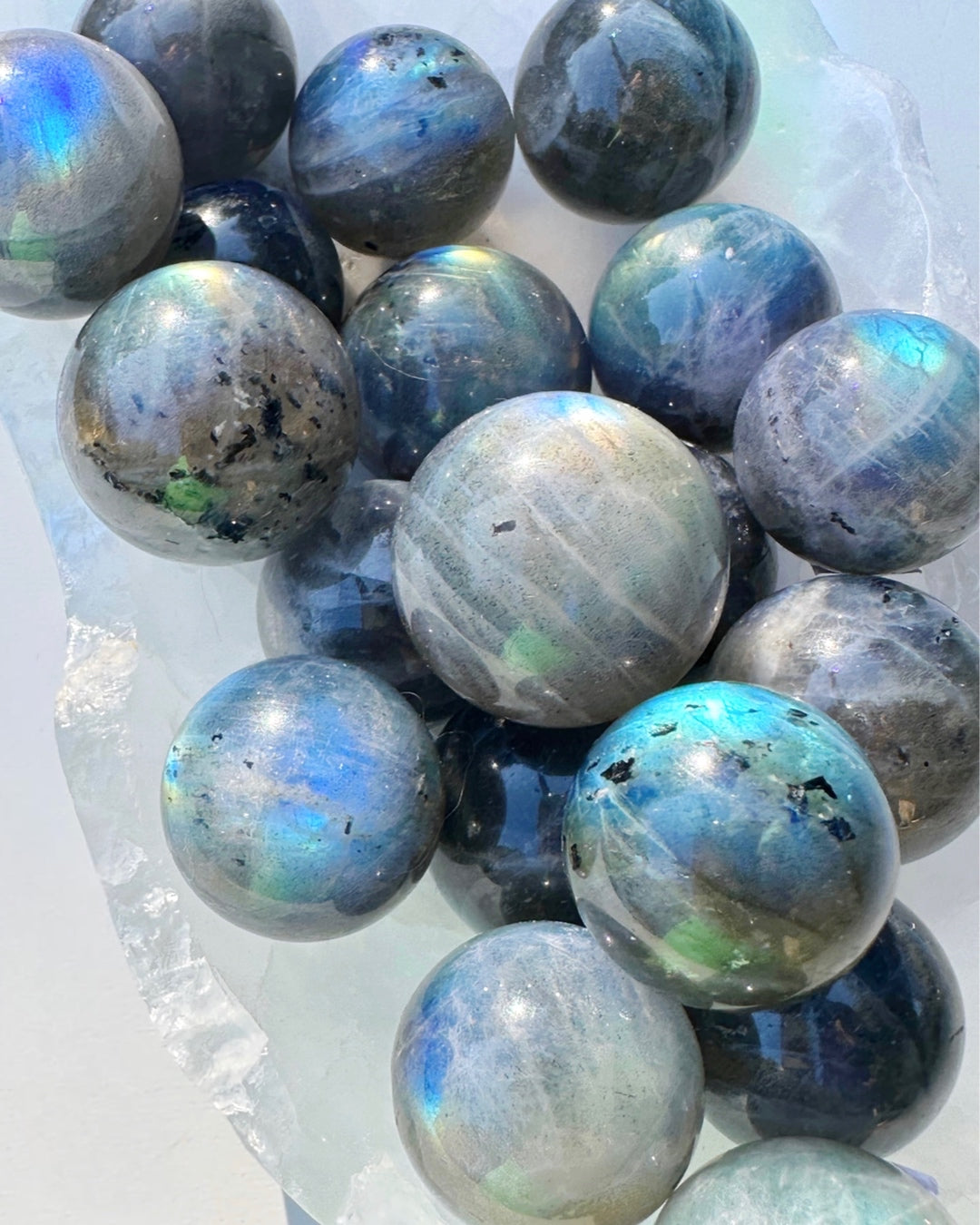 Labradorite Mini Spheres AAA - Baltic Mermaid
