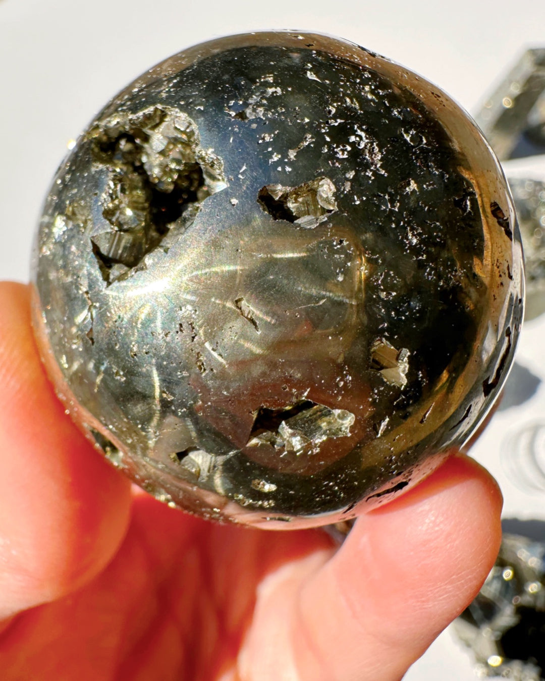 Pyrite Sphere - Baltic Mermaid