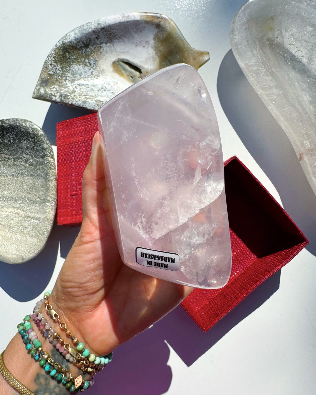 Rose Quartz Dish - Baltic Mermaid