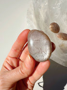 Sunstone & Peach Moonstone Palm Stone - O - Baltic Mermaid