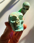 Peruvian Blue Opal Skull