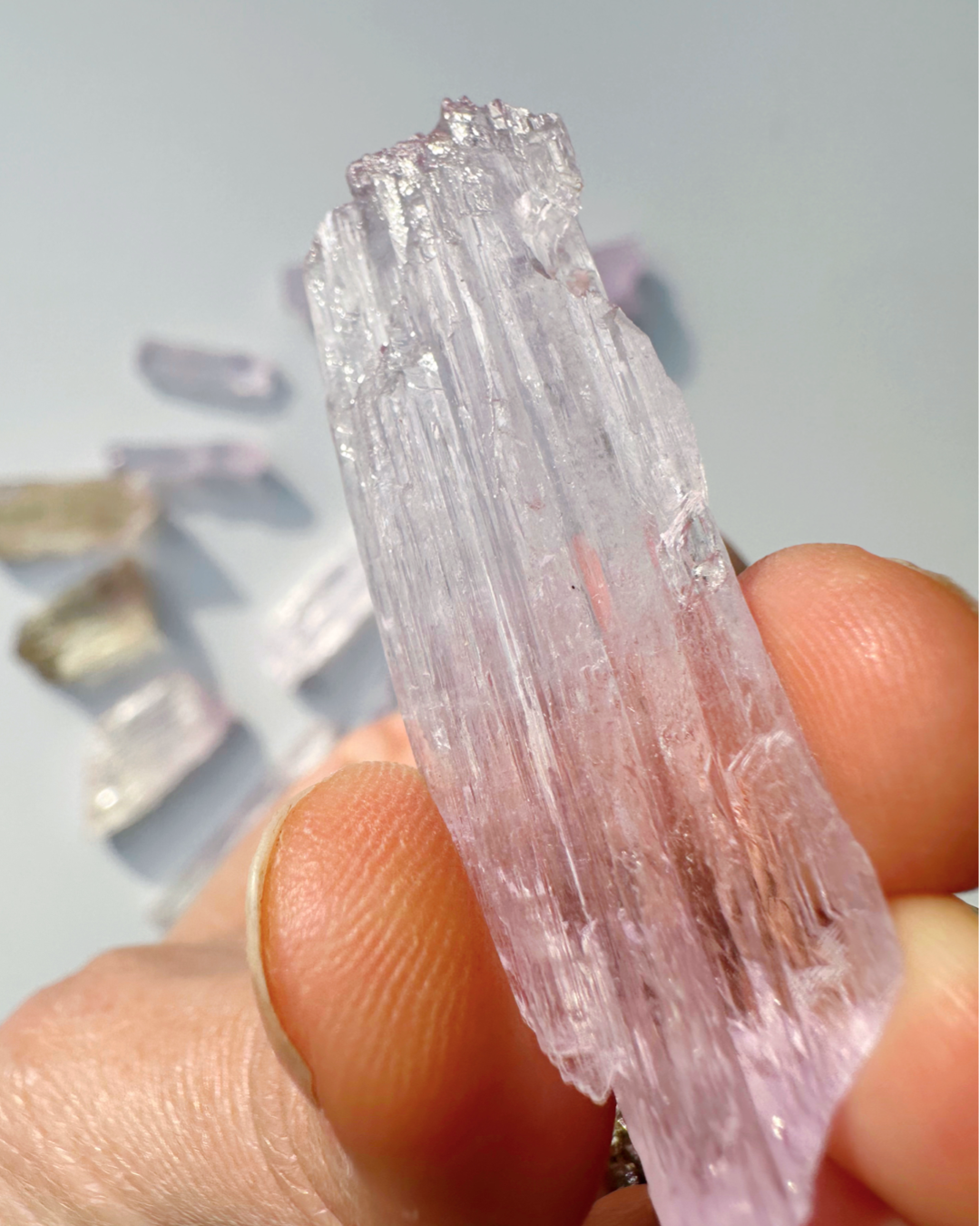 Raw Kunzite