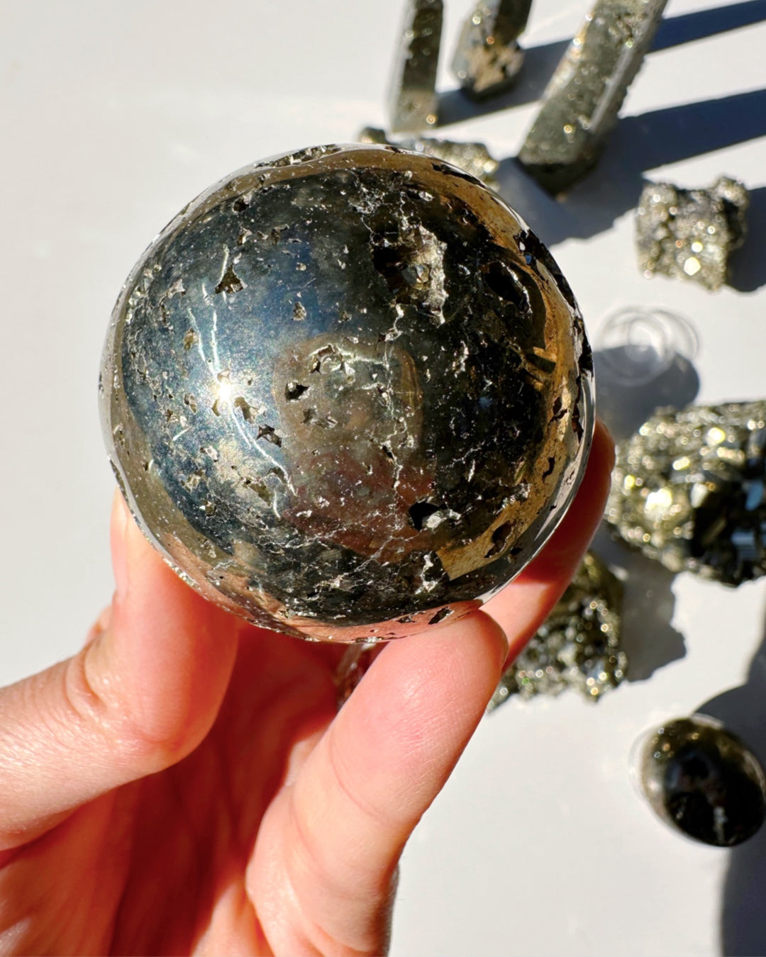 Pyrite Sphere - Baltic Mermaid