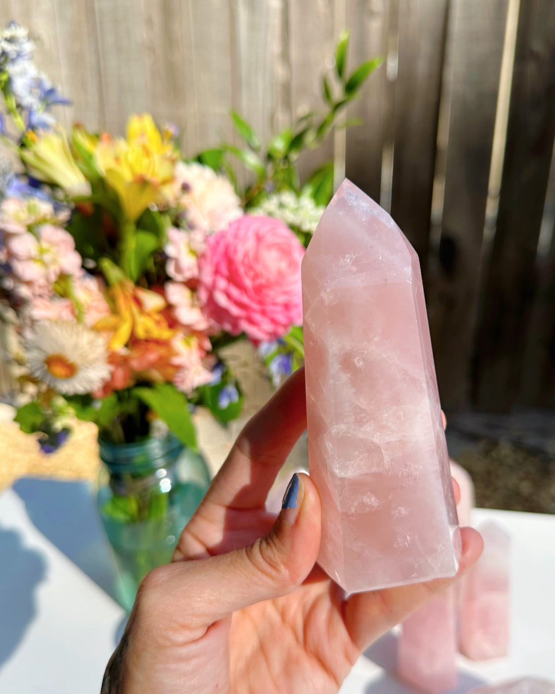 Rose Quartz Tower - Baltic Mermaid