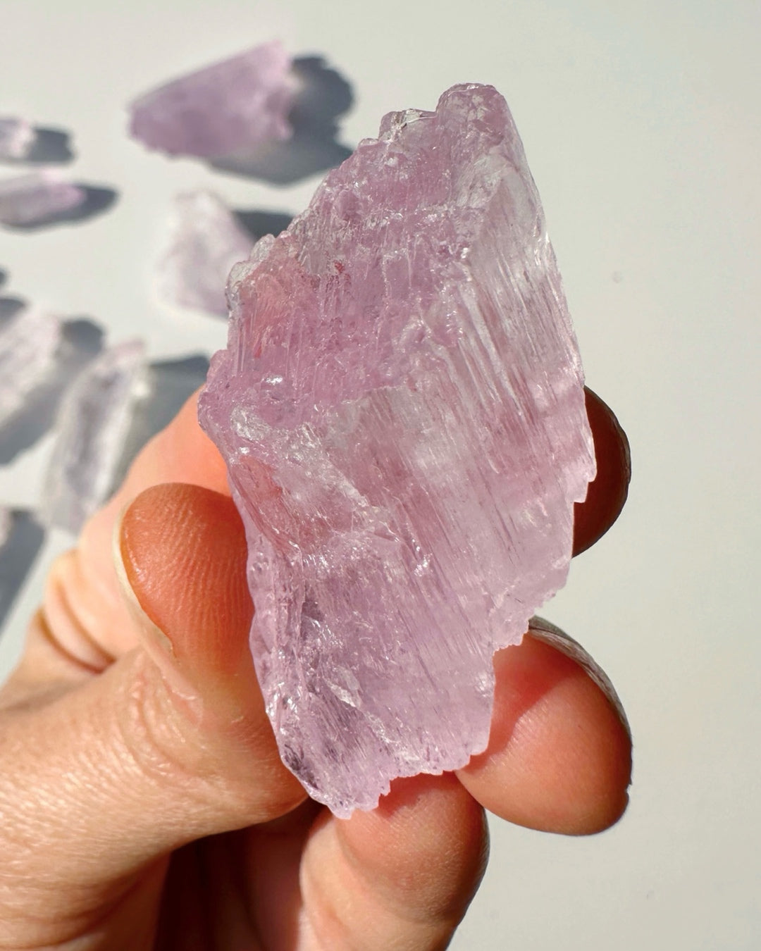 Raw Kunzite