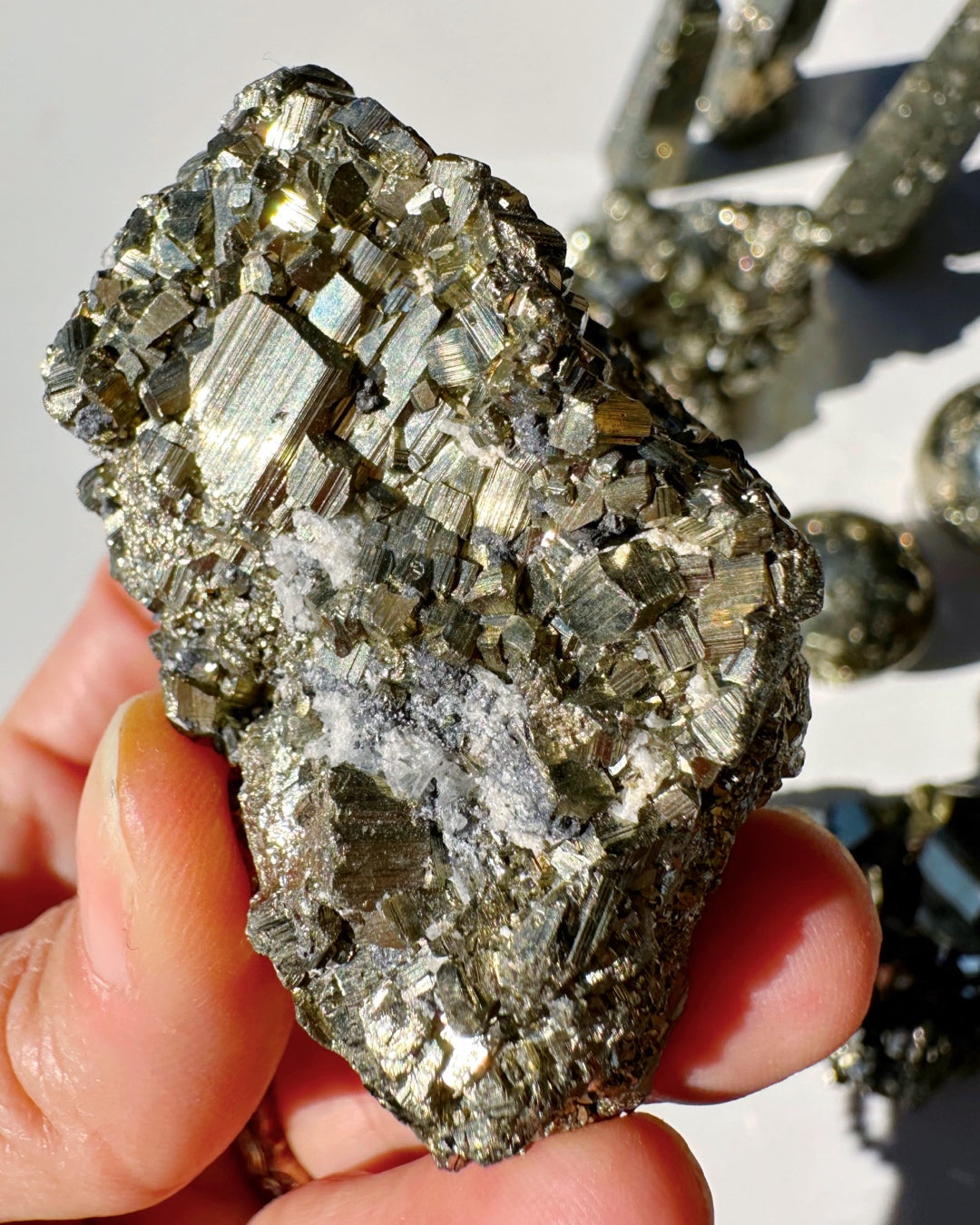 Pyrite Cluster - Baltic Mermaid