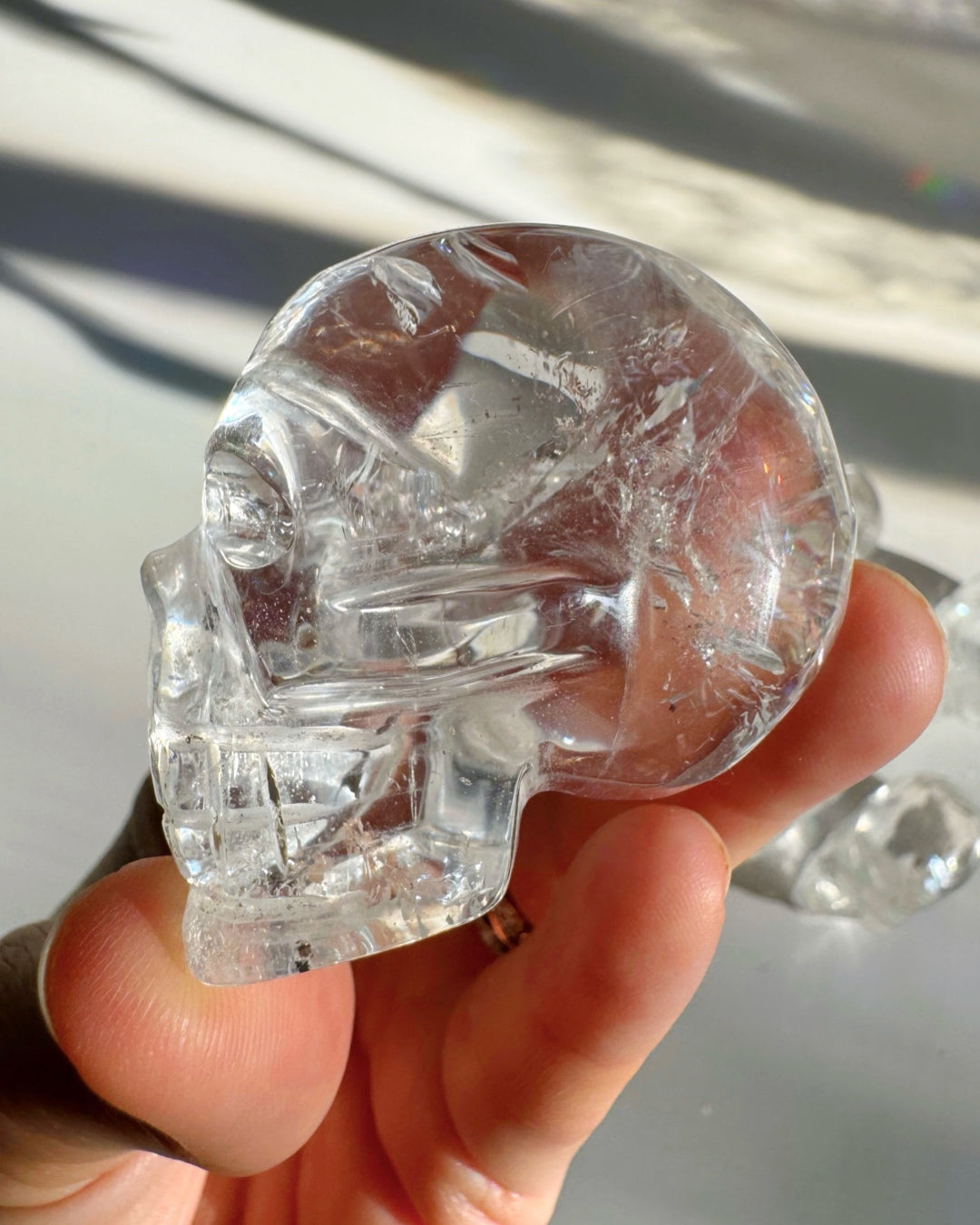 Clear Quartz Skull - Baltic Mermaid