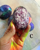 Lepidolite Palm Stones - Baltic Mermaid
