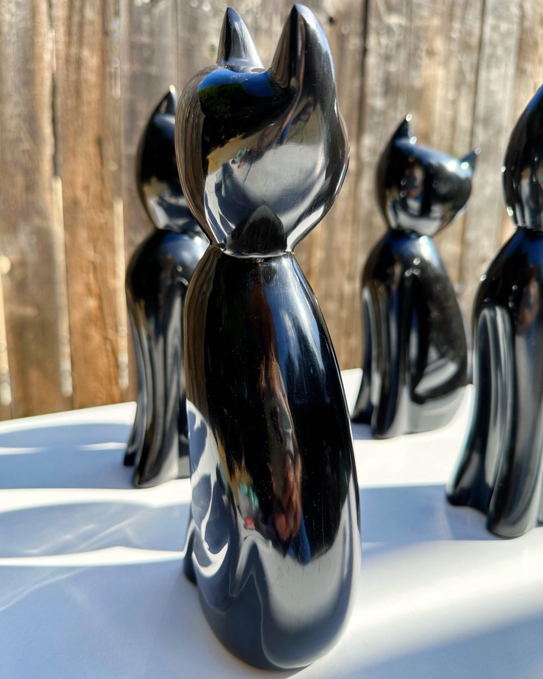 Large Marble Kitty Cat - C - Baltic Mermaid