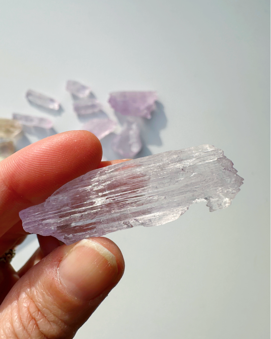 Raw Kunzite