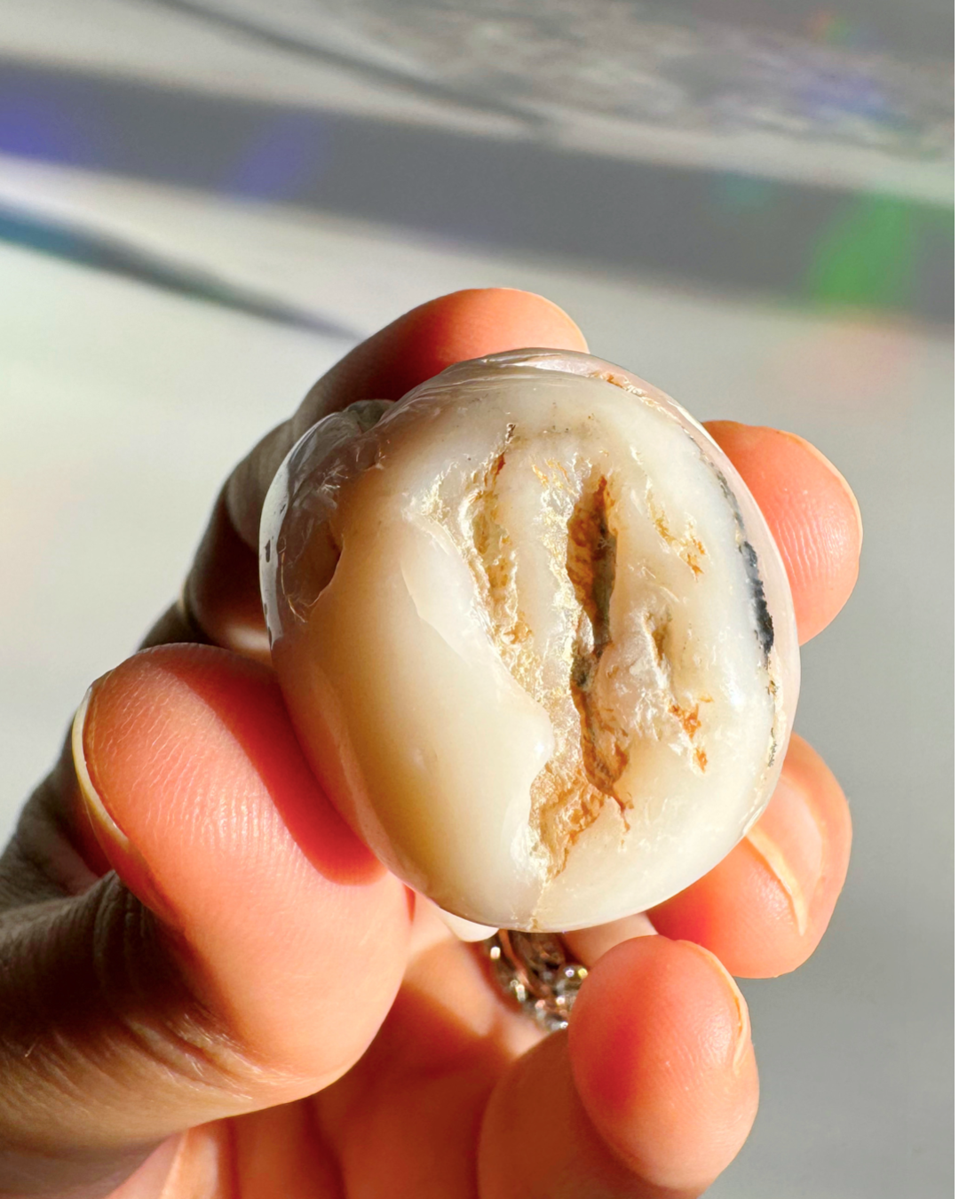 Pink Opal Skull - Baltic Mermaid