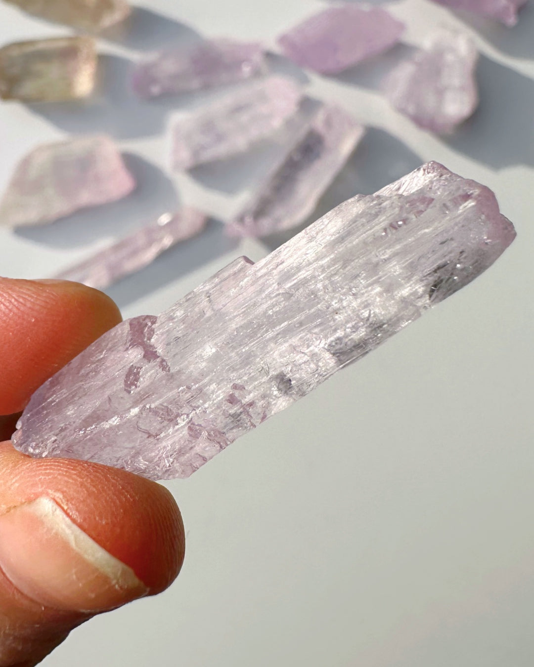 Raw Kunzite