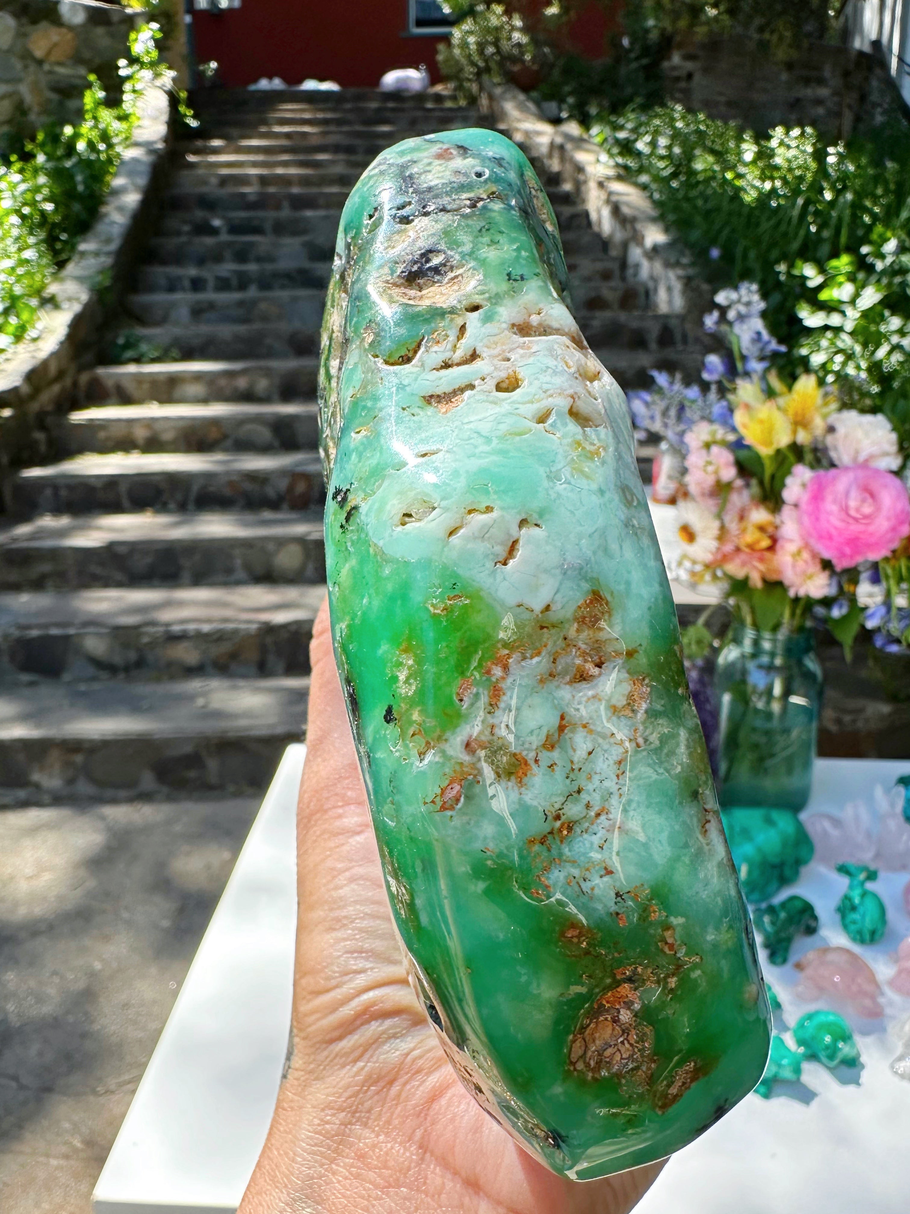 Chrysoprase Freeform - from Australian - Baltic Mermaid