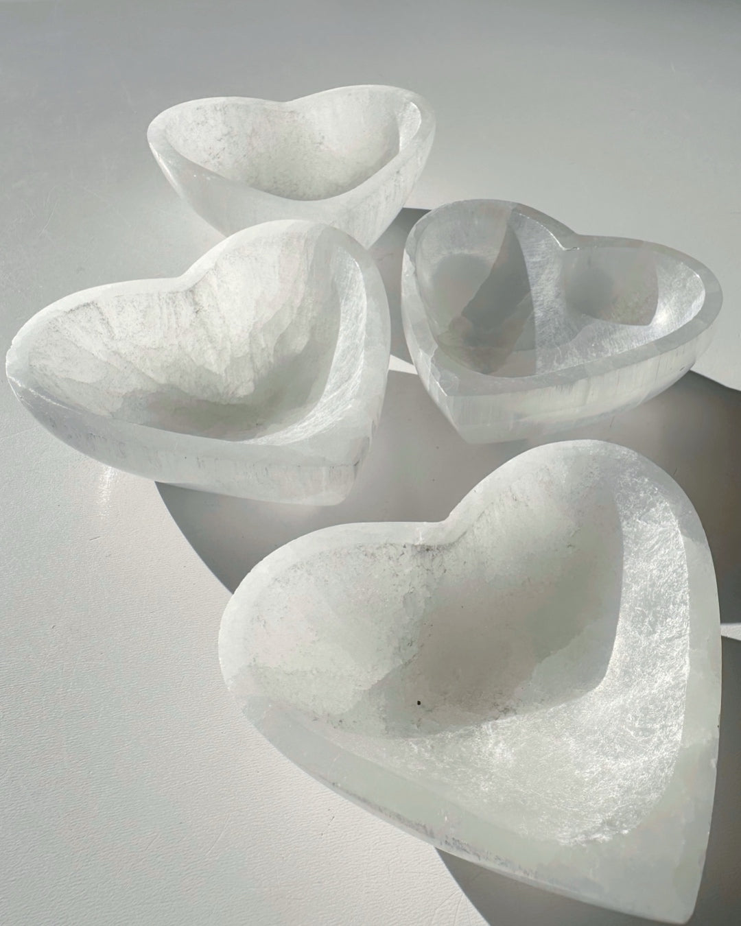 Small Selenite Heart Dish - Baltic Mermaid