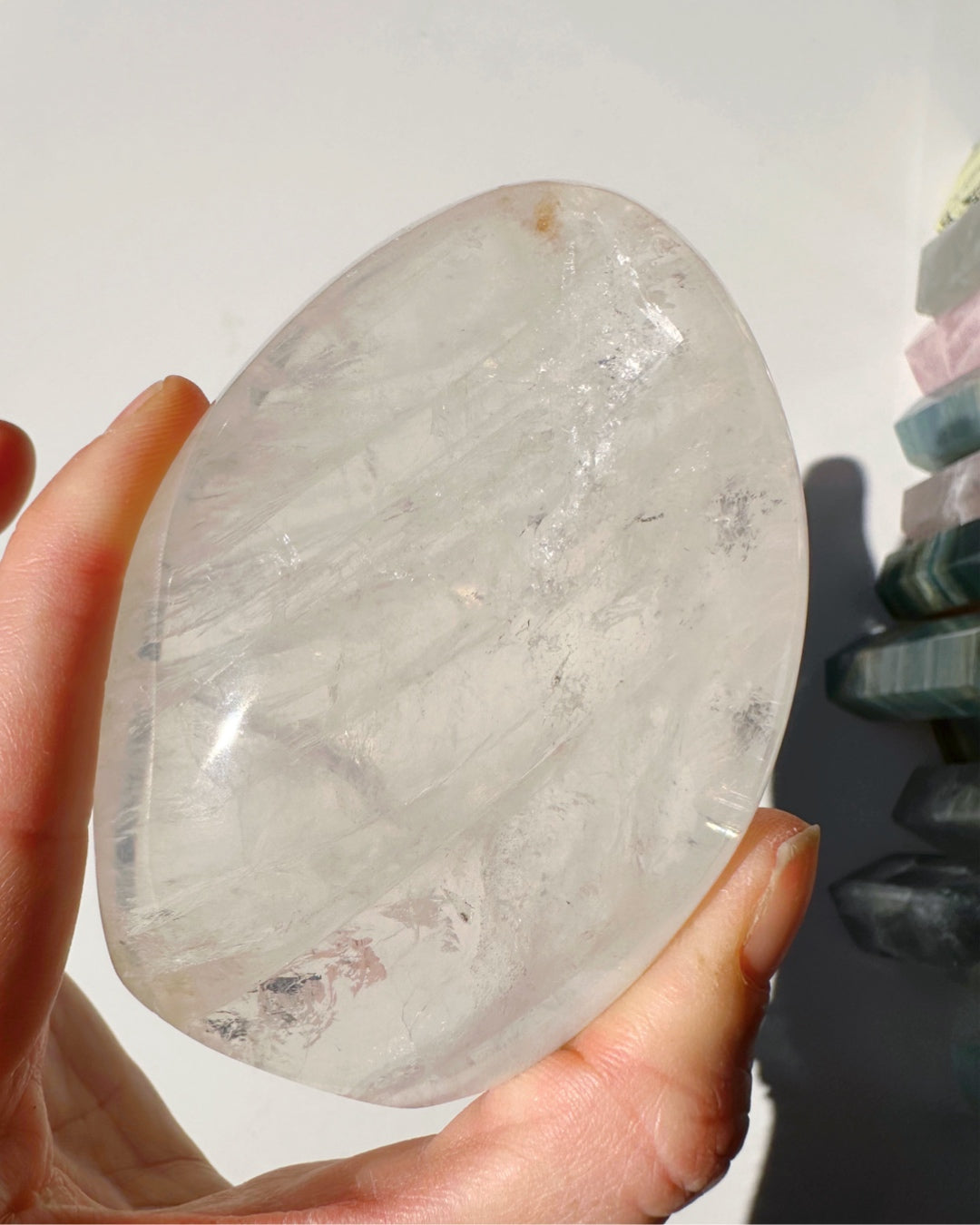 Quartz Freeform w/ Hematoid Inclusions - Baltic Mermaid