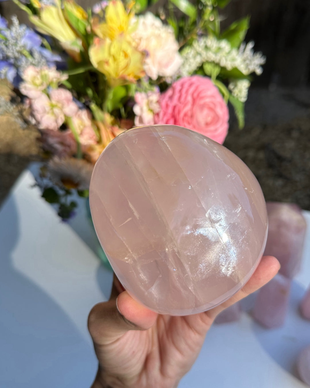 Rose Quartz Freeform - B