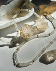 “Rihanna” - White Topaz Gemstone Candy Necklace