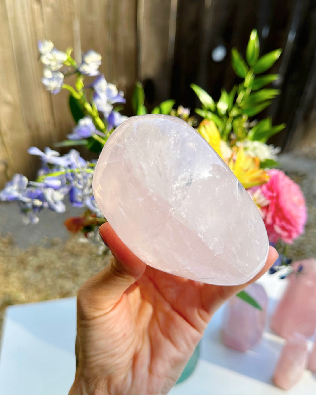 Rose Quartz Freeform - C - Baltic Mermaid