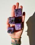 Charoite Cubes