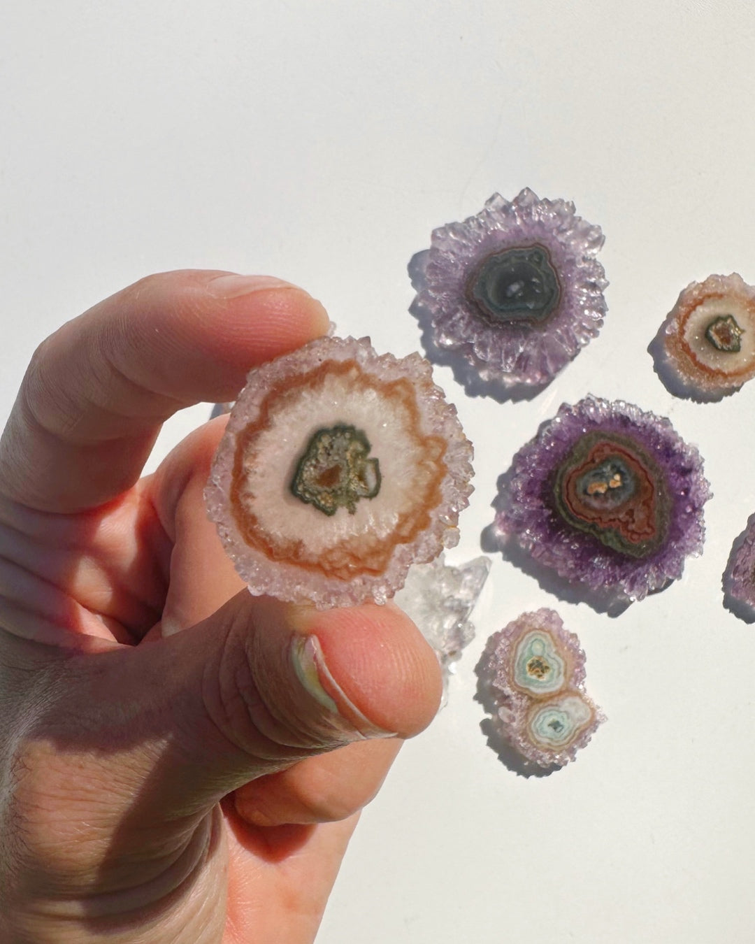 Amethyst Stalactite Slice F