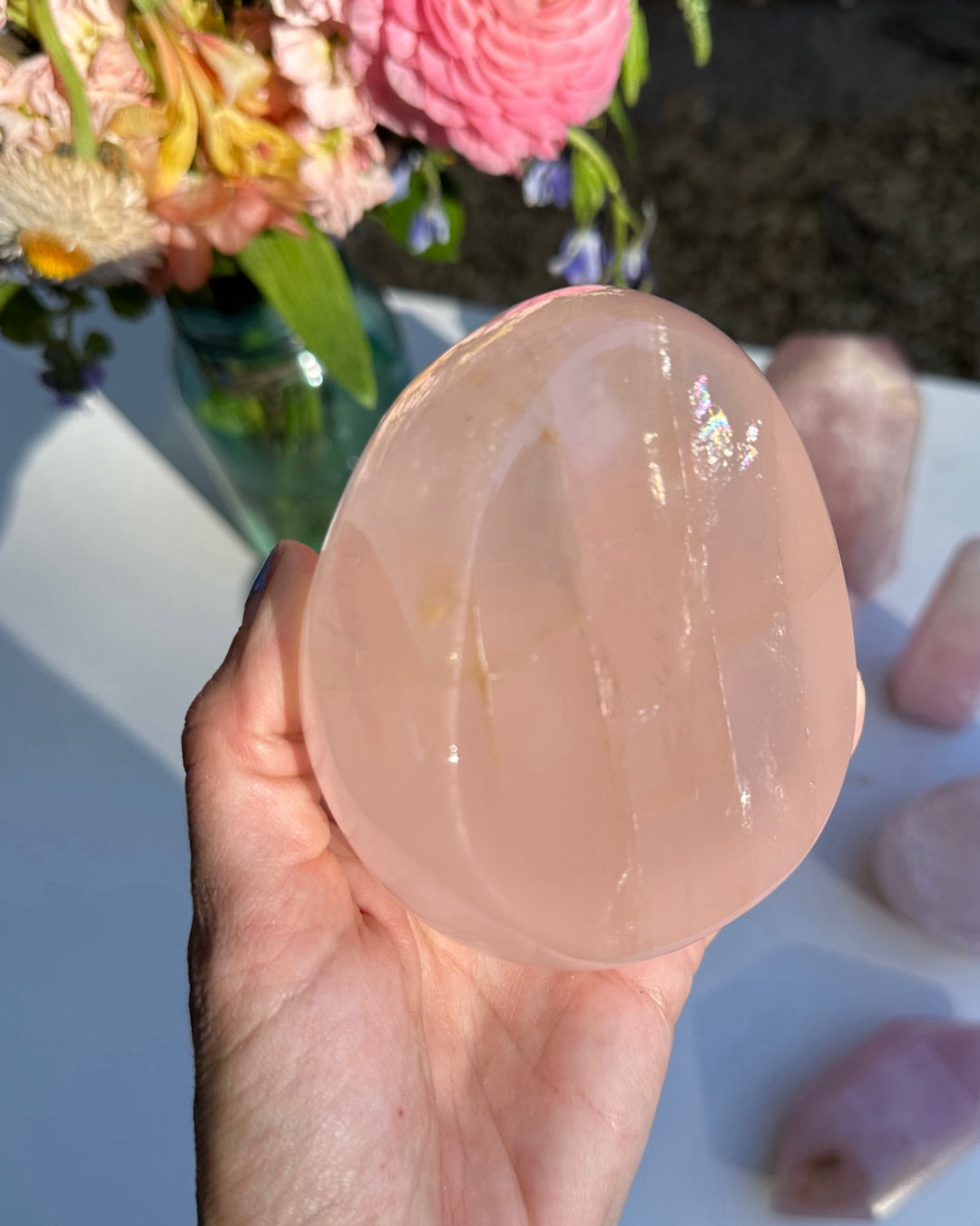 Rose Quartz Freeform - B