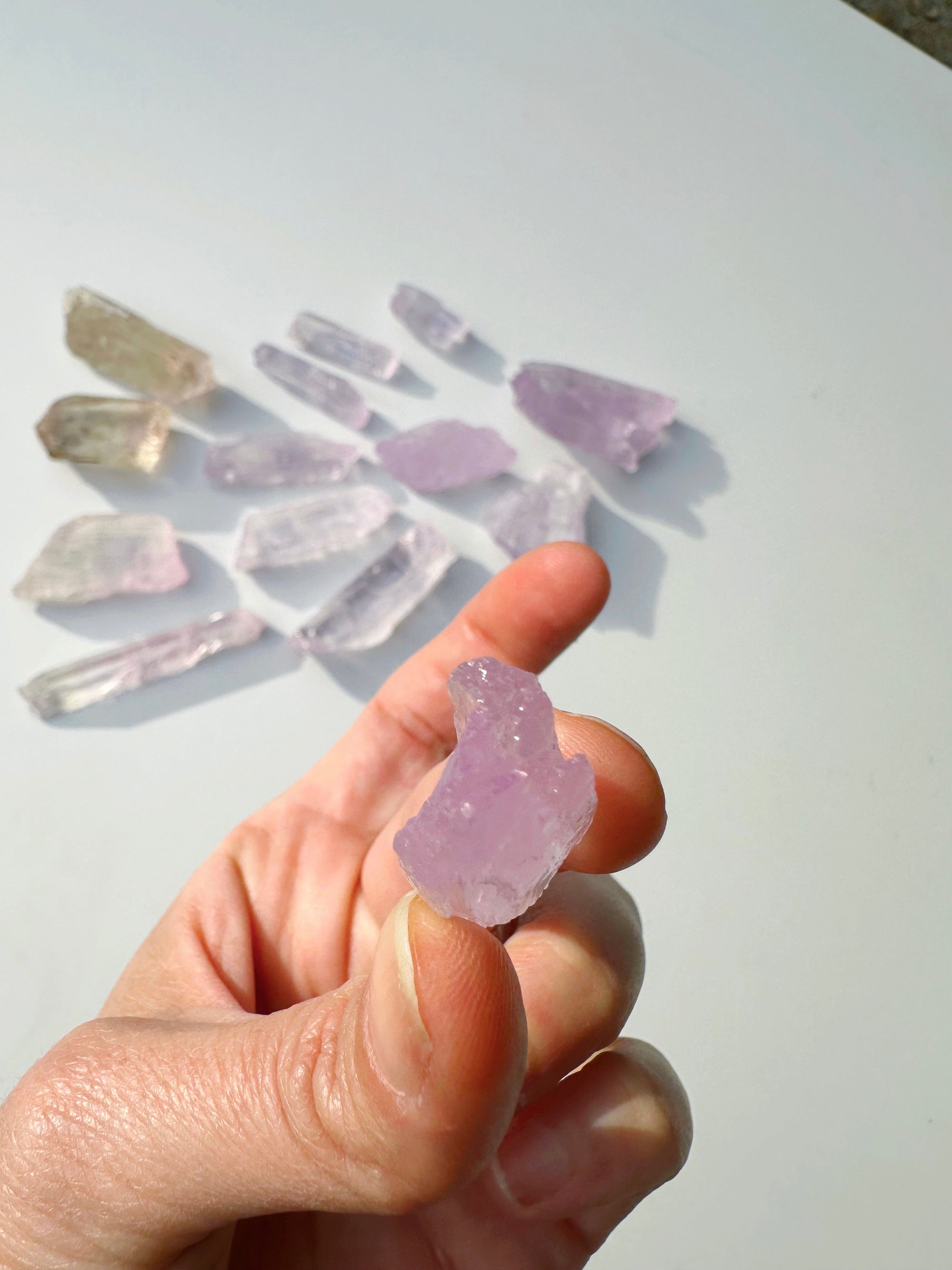 Raw Kunzite