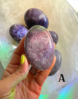 Lepidolite Palm Stones