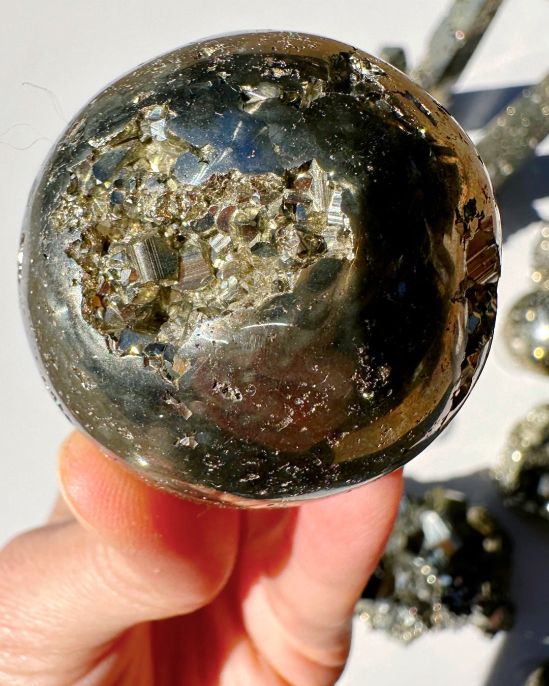 Pyrite Sphere - Baltic Mermaid
