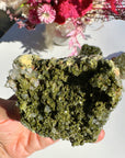 Epidote Quartz Cluster