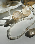 “Rihanna” - White Topaz Gemstone Candy Necklace