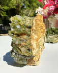 Epidote Quartz Cluster