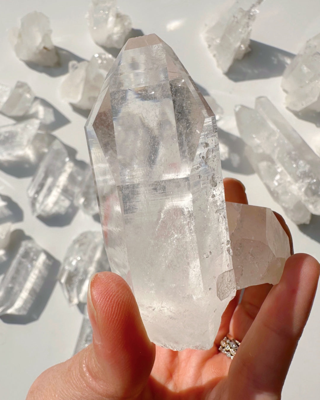 Arkansas Quartz Point C - Super Clear