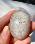 Sunstone & Peach Moonstone Palm Stone - L