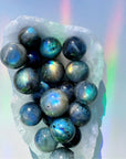 Labradorite Mini Spheres AAA