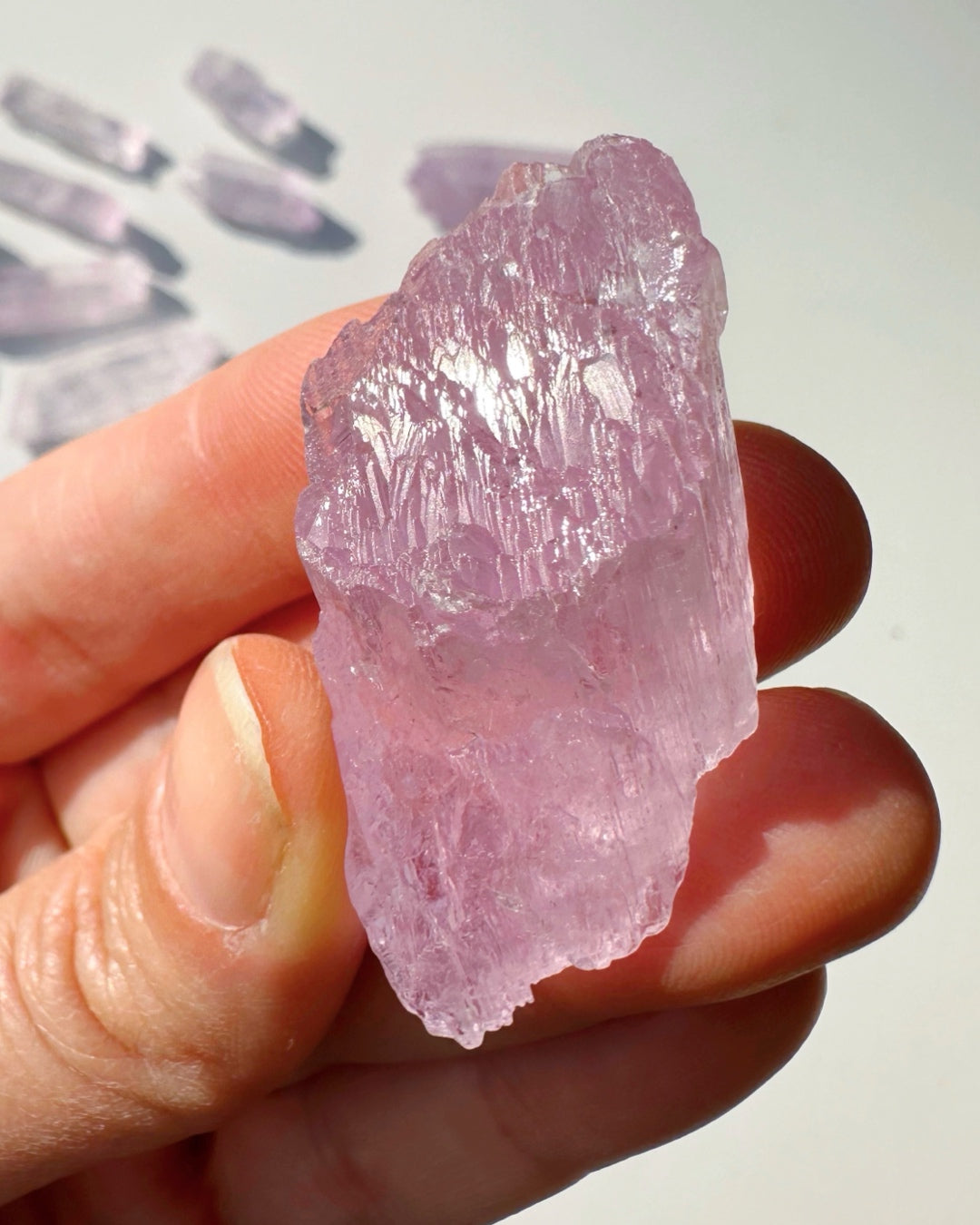 Raw Kunzite